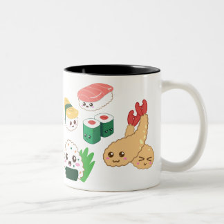 Taza Bicolor Cute Sushi Mug