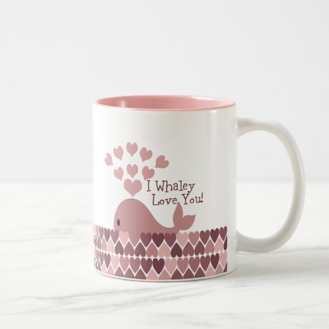 Taza Bicolor Cute, te amo! Diseño (Derecha)