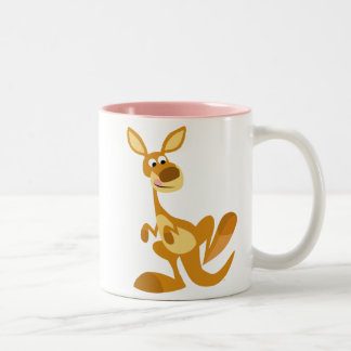 Taza Bicolor Cute Thumping Personalizado Kangaroo Mug