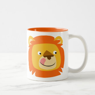 Taza Bicolor Cute Yummy Personalizado Lion