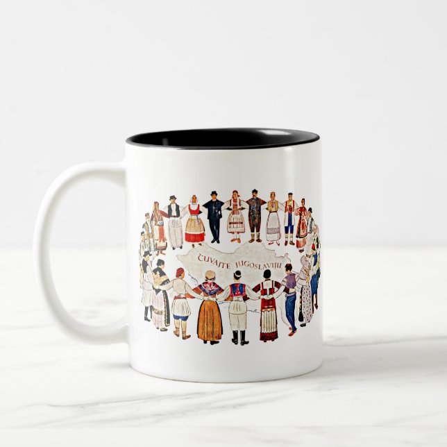 Taza Bicolor Cuvajte Jugoslaviju (Izquierda)