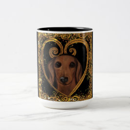 TAZA BICOLOR DACHSHUND