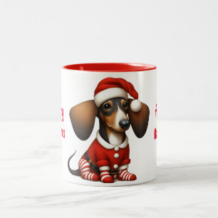 Taza Bicolor DACHSHUND Mug ANIMADO