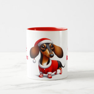 Taza Bicolor DACHSHUND Mug ANIMADO