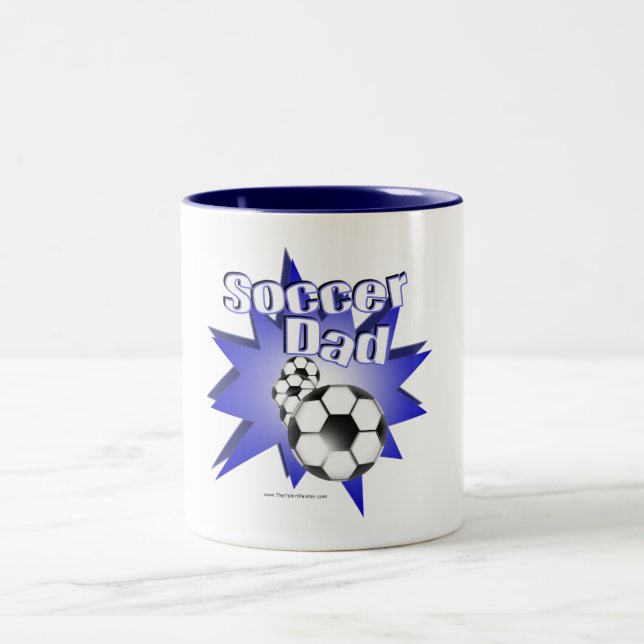 Taza Bicolor DAD de fútbol