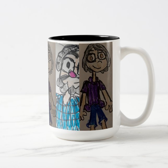 TAZA BICOLOR DAD Y MOM (Derecha)