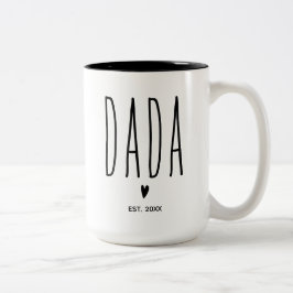 Taza Bicolor Dada New Dad Mug