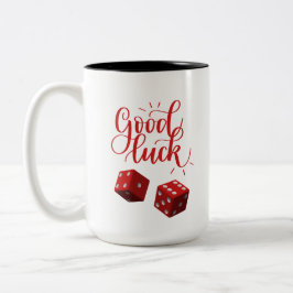 Taza Bicolor dados de día afortunado