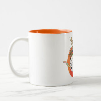 Taza Bicolor Dados en Universo Paralelo