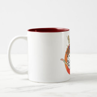 Taza Bicolor Dados en Universo Paralelo