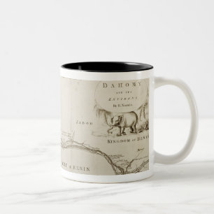 Taza Bicolor Dahomey y sus alrededores, 'de la historia de Dah
