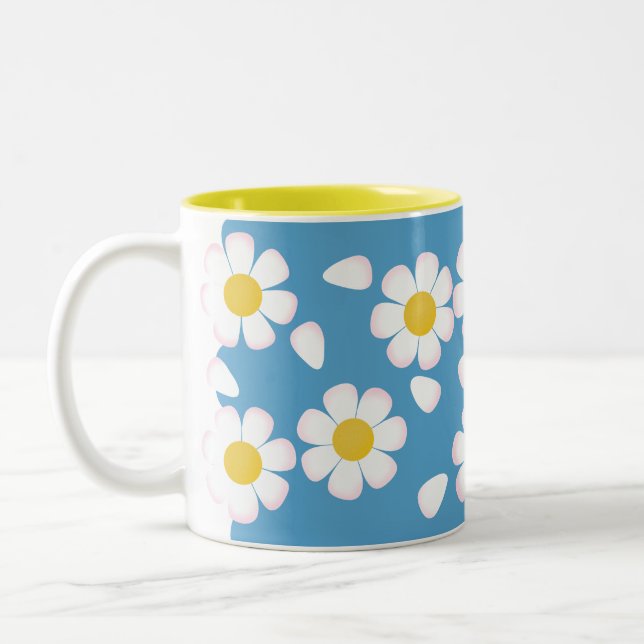 Taza Bicolor Daisy Sky Springtime Mug (Izquierda)