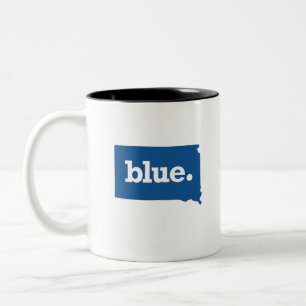 Taza Bicolor Dakota del Sur estado azul