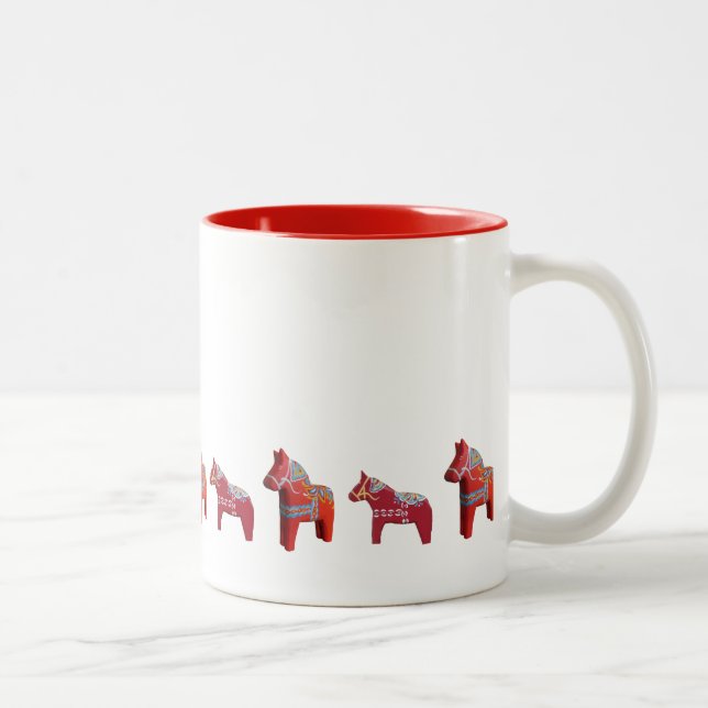 Taza Bicolor Dala Horses Mug (Derecha)