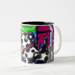 Taza Bicolor Dalmacia en la ciudad