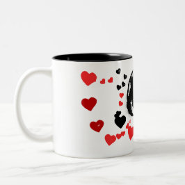 Taza Bicolor Dalmacia envió amor