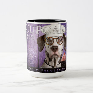 Taza Bicolor Dalmatian Baking Coffee Mug