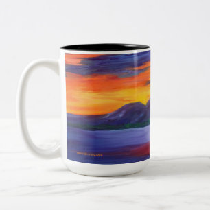Taza Bicolor Dama de duelo