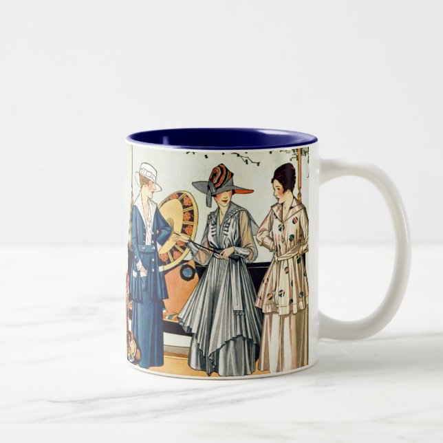 Taza Bicolor Damas de moda (Derecha)