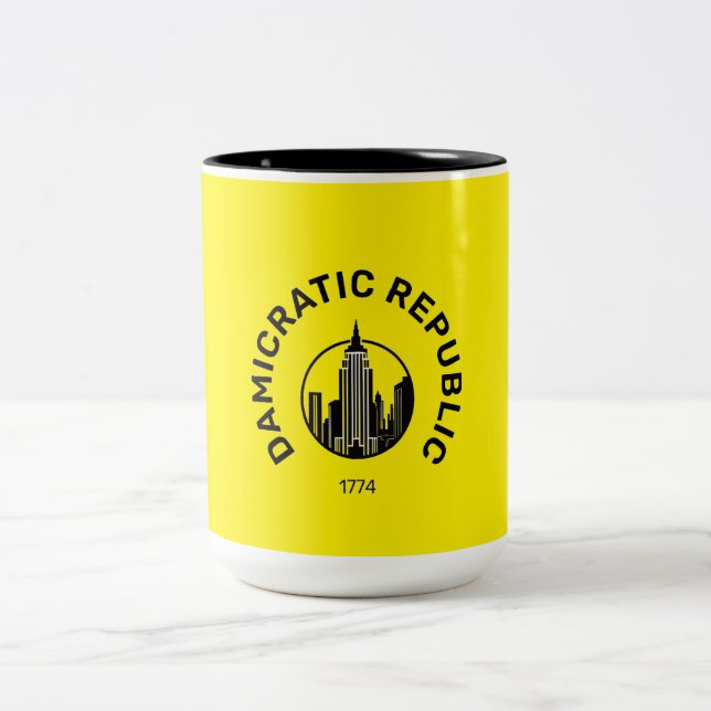 Taza Bicolor Damicratic Mug (Centro)