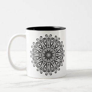 Taza Bicolor Dancing Mandala