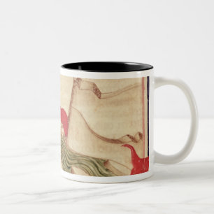Taza Bicolor Dante que se purifica antes de entrar