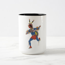Taza Bicolor Danza de Guerra (o El Corredor)