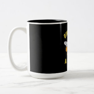 Taza Bicolor Dar A Las Abejas Una Oportunidad