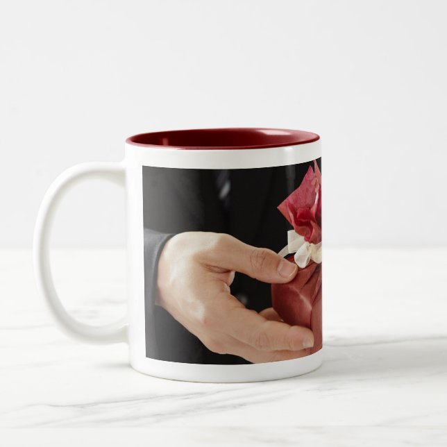 Taza Bicolor Dar vida (Izquierda)
