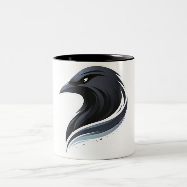 Taza Bicolor Dark Bird Art (Centro)