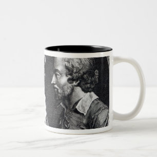 Taza Bicolor David Garrick y Shakespeare