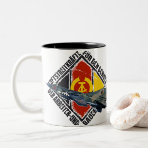 TAZA BICOLOR DDR MIG 23