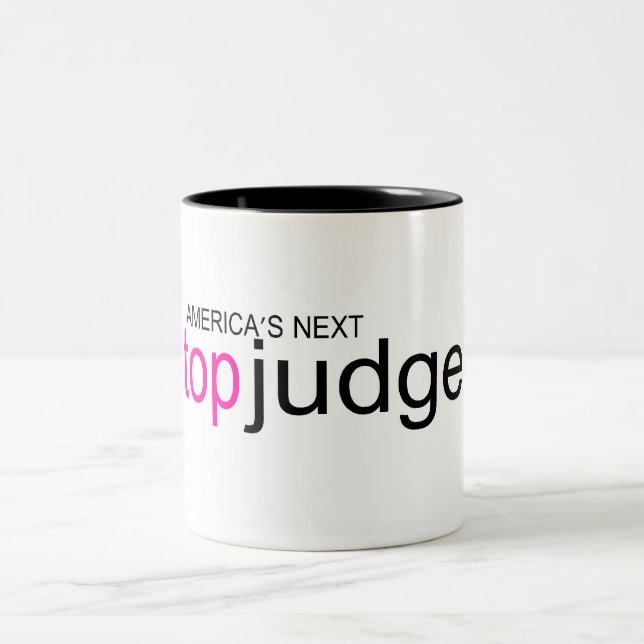 Taza Bicolor De Américas juez del top después (Centro)