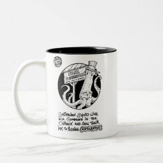 Taza Bicolor De la "taza del 2-Tono tinta del calamar" de FICTS