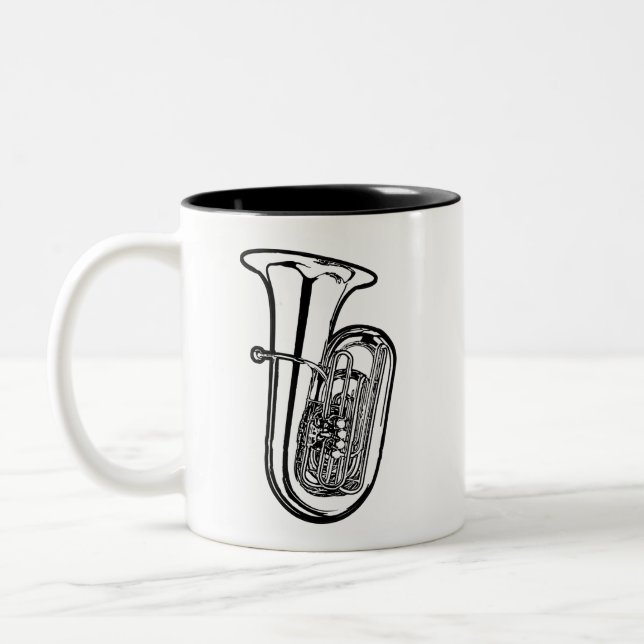 Taza bicolor de la tuba (Izquierda)