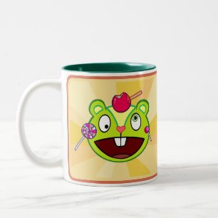 Taza Bicolor De nuez doble