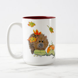 Taza Bicolor DE Tasse Herbst Igel