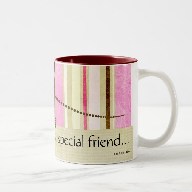 Taza Bicolor De un amigo especial… (Derecha)