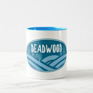 Taza Bicolor Deadwood Dakota del Sur al aire libre