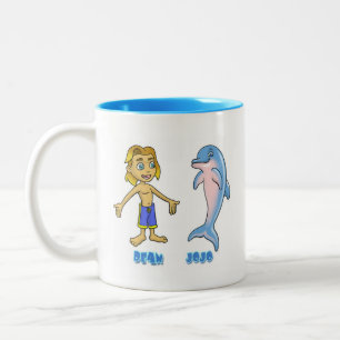 Taza Bicolor Dean and Jo Island Adventures Mug