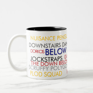 Taza Bicolor Debajo De La Línea