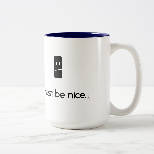 Taza Bicolor Debe ser Niza (Derecha)