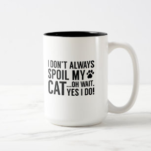 Taza Bicolor Debilitar mi gato