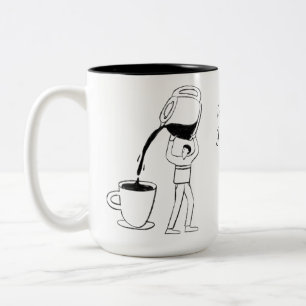 Taza Bicolor Decaf? No thanks. I only run on high-octane fuel!