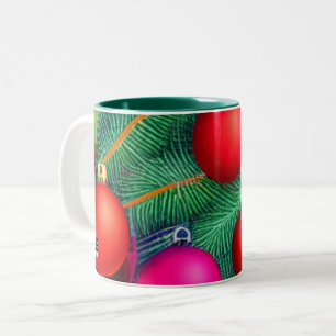 Taza Bicolor Deck the Halls