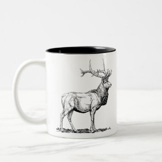 Taza Bicolor Deer / Hirsch