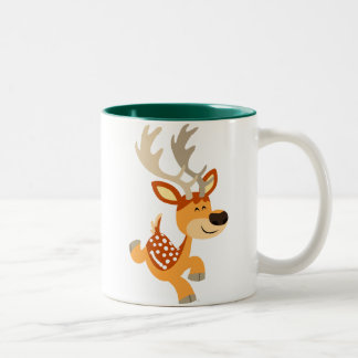 Taza Bicolor Deer Mug de barbecho de Personalizado lindo