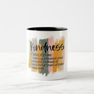 Taza Bicolor Definición de amabilidad inspiradora