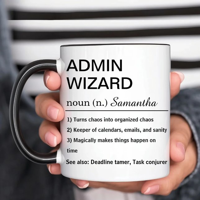 Taza Bicolor Definición de Asistente Administrativo Personaliza (Subido por el creador)