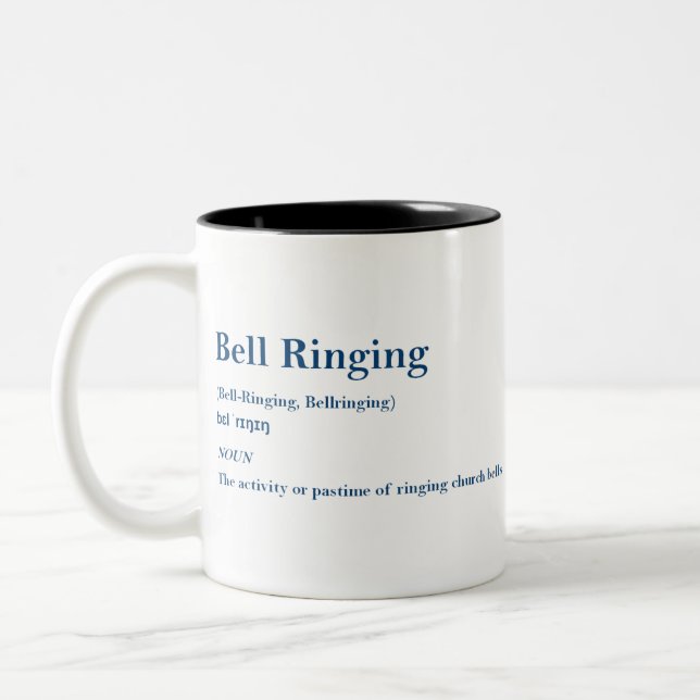 Taza Bicolor Definición de Bell Ringing (Izquierda)